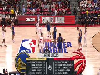 NBA夏季联赛 勇士VS猛龙 20250718高清海报