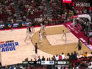 NBA夏季联赛 开拓者VS勇士 20250712高清海报