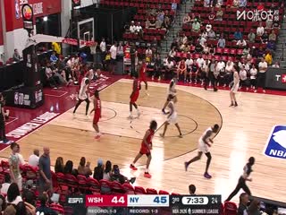 NBA夏季联赛 奇才VS尼克斯 20250720高清海报